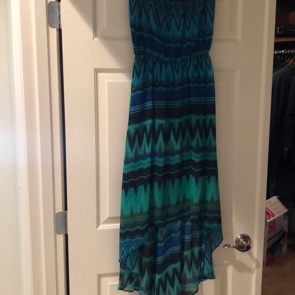 Strapless Remain bias cut Dress